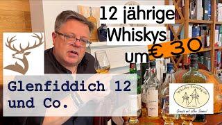 Glenfiddich 12 Jahre im Vergleich mit ...