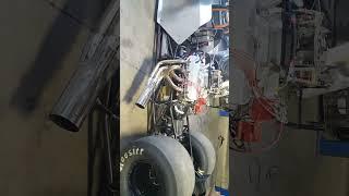 A lil sideway but first start up of my super comp dragster. 2005 Monden.