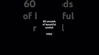 60 Seconds of Rain before Sleep #rainsounds