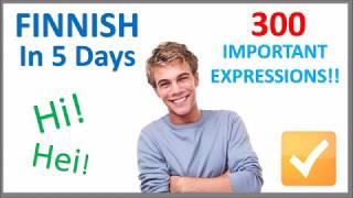 Learn Finnish in 5 Days - Conversation for Beginners