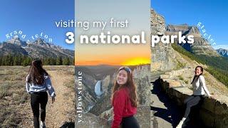 national parks vlog ️ visiting grand teton, yellowstone, glacier