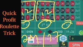 Best Roulette Progression to Win more in Less time..