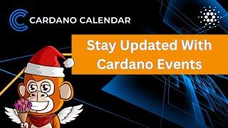 How To Stay Updated With Cardano Events | Cardano Calendar Overview