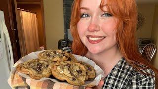 ASMR Baking Chocolate Chip Cookies From Scratch (Close Whispered Voiceover)