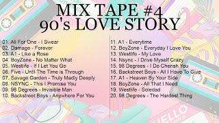 Mix Tape #4 - 90's Love Story with Lyrics