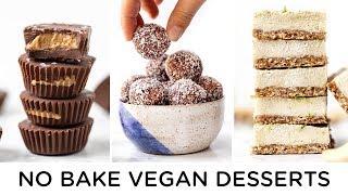 HEALTHY VEGAN NO BAKE DESSERTS ‣‣ easy to make!