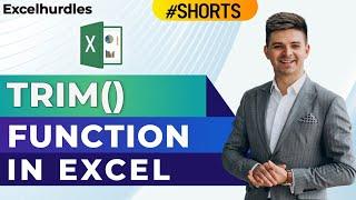 How to Use TRIM Function in Excel | Excel Shorts | #shorts #Excelhurdles