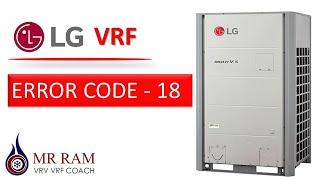 LG VRF ERROR CODE 18 [ ENGLISH ]