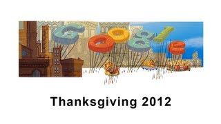 Thanksgiving Day 2012: Google Doodle (with animation) [HD]