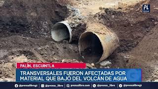 Reparación de la Autopista Palín-Escuintla avanza pero este miércoles no se vio trabajar en el área