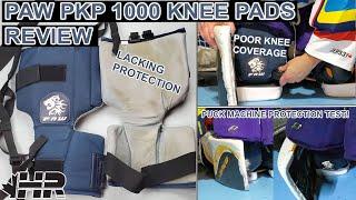 The most overhyped hockey goalie knee guard...  PAW PKP 1000 Pads review