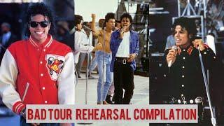 Michael Jackson - Bad Tour Live Rehearsal compilation 1987 - 1988