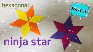 How to make ninja star / origami / paper / easy / ninja / shuriken / japan / culture