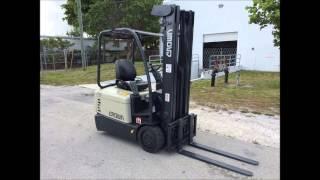 Crown SC 4000 3 Wheel Electric Sit Down Forklift