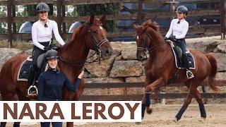 INTERCAMBIO caballos!  Montando a Leroyel caballo de Nara Dressage ️