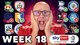 2024/25 League 1 - Matchday #18 Predictions