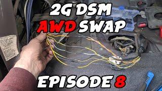 2G DSM AWD Swap - Episode 8 - How to wire up the AWD fuel tank to a FWD