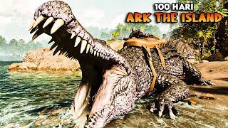 100 Hari Di ARK Survival The Island [FULL MOVIE]