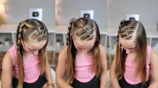 Peinado fácil para niñas / Easy summer hairstyle tutorial