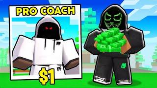 I Hired FOLTYN To Coach Me In BedWars! (Roblox Bedwars)