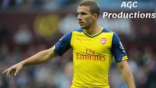 Lukas Podolski's 31 goals for Arsenal FC