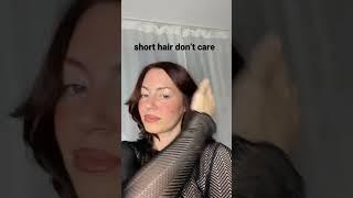 short hair, don’t care ️ #shorts #shorthair #ytshorts #hairstyles