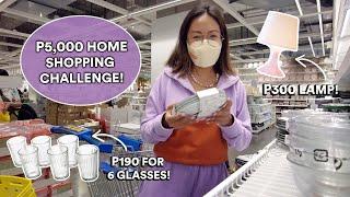 P5,000 Ikea Shopping Challenge! | Laureen Uy