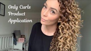  Only Curls London Product Application | Curly Hair 