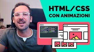 Creare un Sito Html/CSS/Js con Animazioni #1 - Intro, Menu & Hero