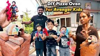 மண் பானை Pizza for Avenger Kids 