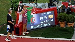 DJAMEL SEDJATI - NATIONAL RECORD!! 800m - Diamond League Monaco 2024