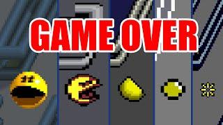 The DEATH of Pac-Man in Every Pac-Mania Version