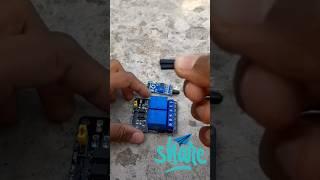 Relay module and IR sensor  connection || #connection #vairal #popular #scinceproject #diy #module