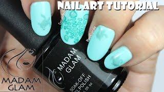 Madam Glam Nail Art - Subtle Sea Turtle Nails