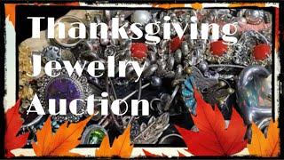 KIERSTEN RED RESALE THANKSGIVING JEWELRY AUCTION 4pm PST /7pm EST