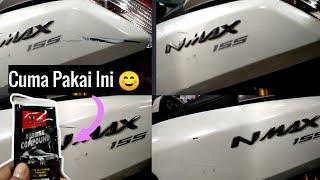 Penghilang Baret Terbukti Pateeennnn - Nmax 155 Warna putih Mutiara Part 3