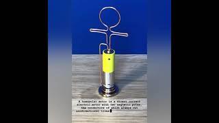 The Lorentz force drives the homopolar motor