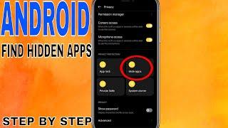  How To Find Hidden Apps On Android 