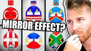 Which Flags Have a HIDDEN Mirror Effect?! (Countryball Edit)
