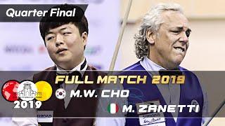 Quarter Final - Myung Woo CHO vs Marco ZANETTI (Ho Chi Minh World Cup 3-Cushion 2019)