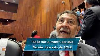 Por esta razón Fernández Noroña se molestó con el presidente AMLO