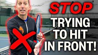 STOP trying to follow through! (tennis technique)