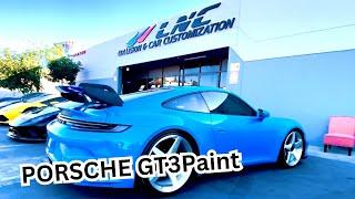 Porsche GT3 Paint job - Shark Blue Quarter Refinish