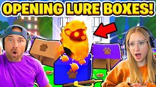 OPENING Lure Traps to Get The BLAZING LION in Adopt Me! Surprise Ending! 