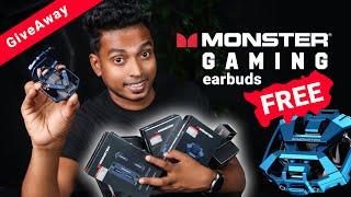 නොමිලේ දිනාගමු Gaming headphone එකක්  | Monster AIRMARS Earbuds Series Sinhala Review with GIVEAWAY