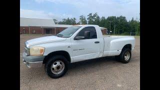 2006 Dodge Ram 2 Door Regular Cab Dually Diesel Pickup Truck (328,995 Miles)