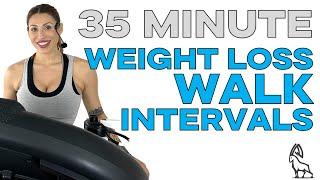 Weight Loss Walk Intervals! | Treadmill Follow Along!