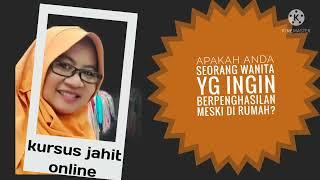 kursus jahit online #syifanaurachannel #penjahitpemula #belajarmenjahit