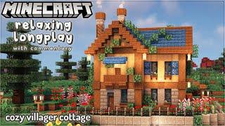 Cozy Villager CottageMinecraft Relaxing Longplay With Commentary