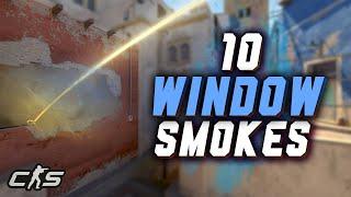 10 Mirage Window Smokes in CS2